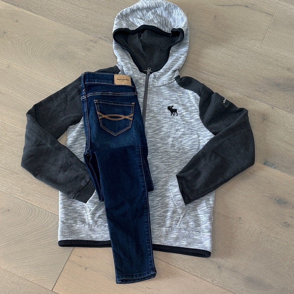 Abercrombie Kids Hoodie & Jeans Bundle